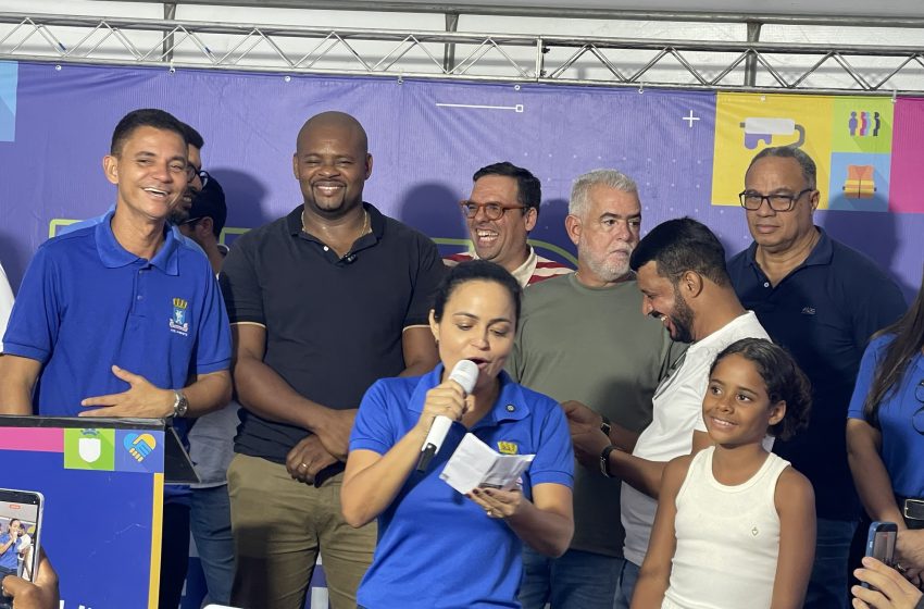 “Vamos continuar trabalhando sem parar”, afirma Débora Régis durante autorização da segunda etapa do Pavimenta Lauro em Itinga