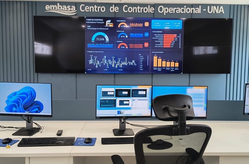 Embasa amplia eficiência operacional com Centro de Controle Operacional em Alagoinhas