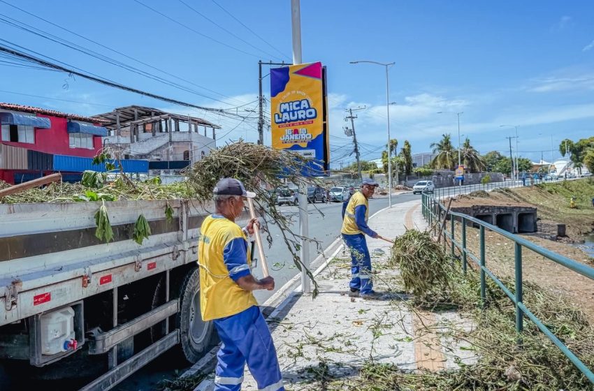  Prefeitura intensifica serviços essenciais durante a Mica Lauro