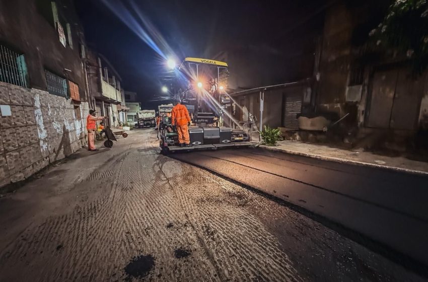  Obras do Pavimenta Lauro avançam no bairro de Itinga