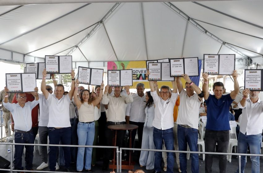  Itiruçu avança com entregas e autorizações do Governo do Estado nas áreas de abastecimento, saúde e infraestrutura