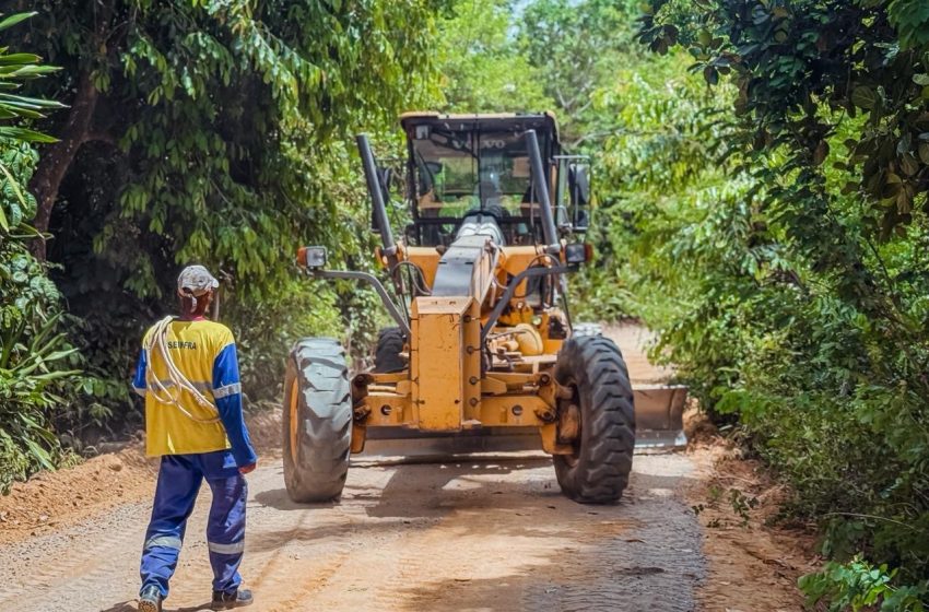 Prefeitura dá continuidade às ações de melhoramento no Quingoma