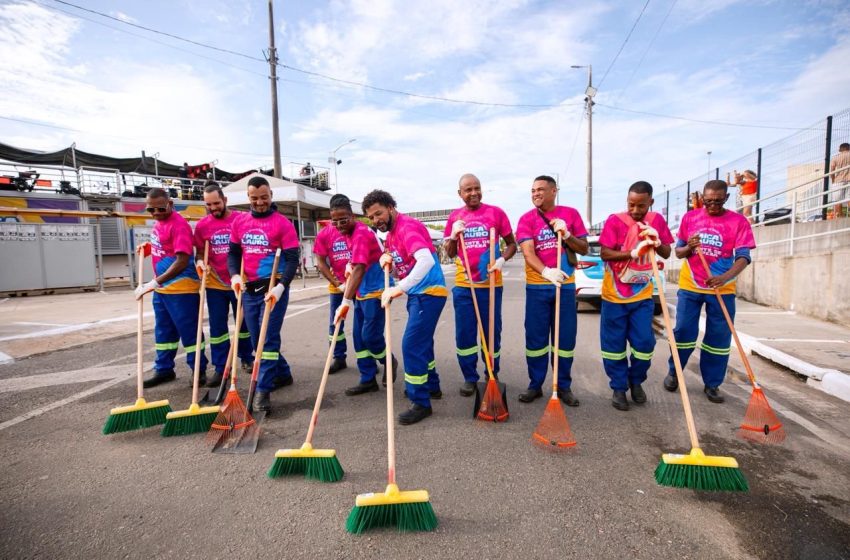  Bloco da limpeza e reforço na iluminação sustentam a alegria da Mica Lauro