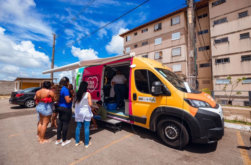 Vacimóvel facilita acesso à vacinação e atende moradores de Capaiara e Ciamar