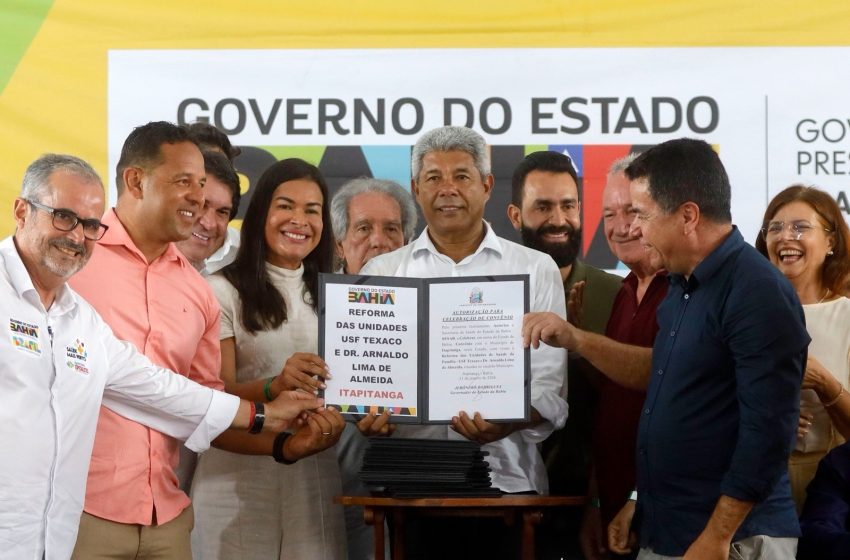  Governo do Estado entrega equipamentos de saúde, autoriza obras e reforça ações no campo em Itapitanga