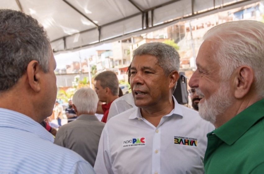  “Enquanto uns fazem selfie, a gente entrega obras”: Jerônimo critica oposição e destaca avanços da Bahia