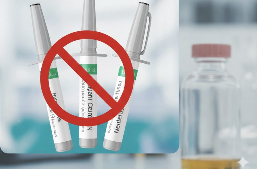  Anvisa proíbe canetas emagrecedoras Synedica e TG e barra venda de retatrutida
